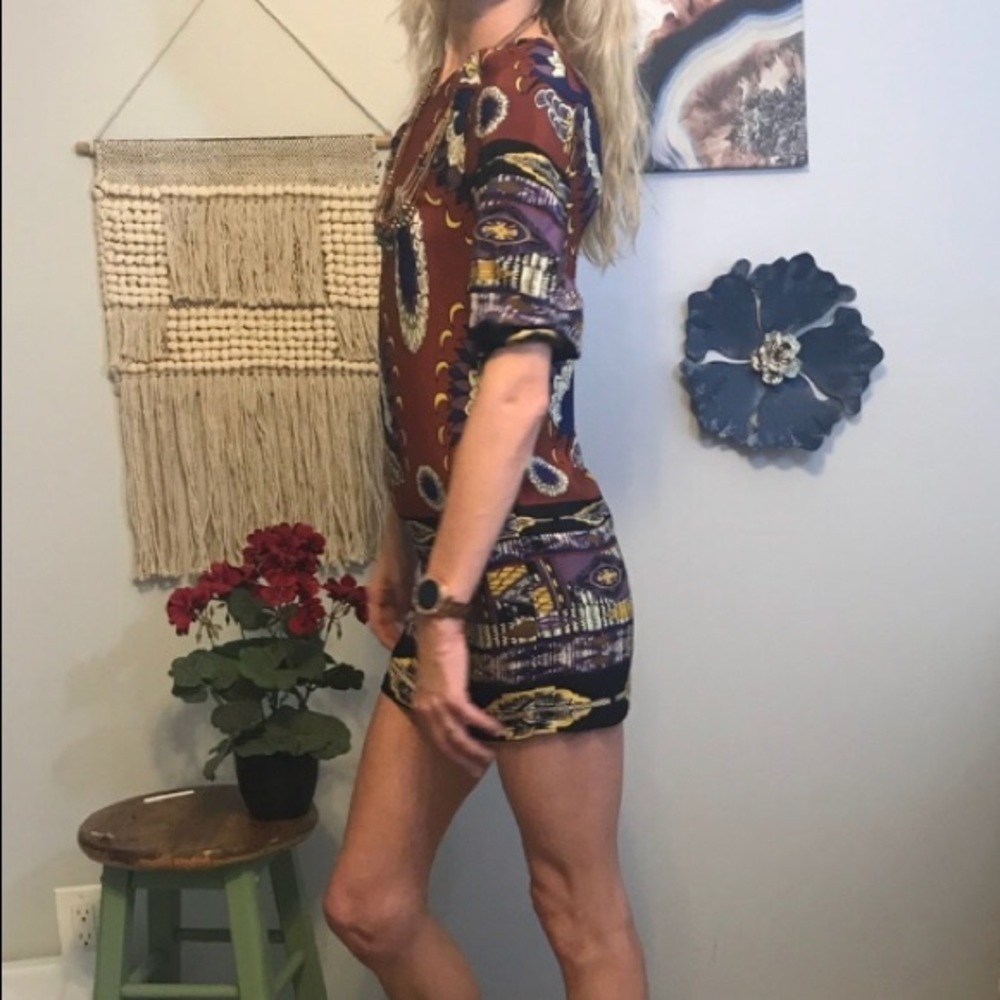 Anthropologie One shoulder silk dress by Hazel - Picture 7 of 7